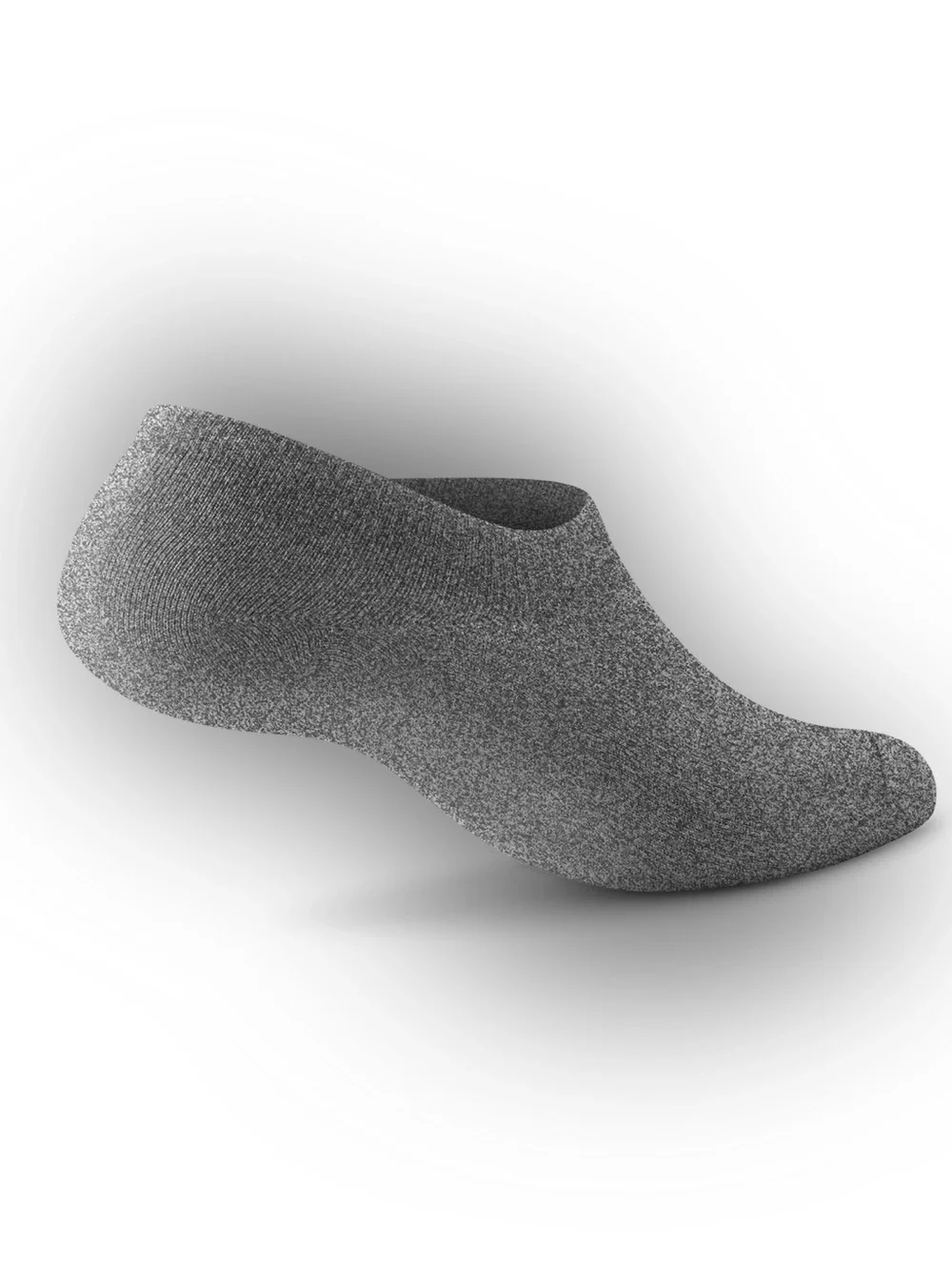 Allbirds Anytime No Show Heel Grip Sock Natural Grey Heather M ( LOT OF 8 ) NWT